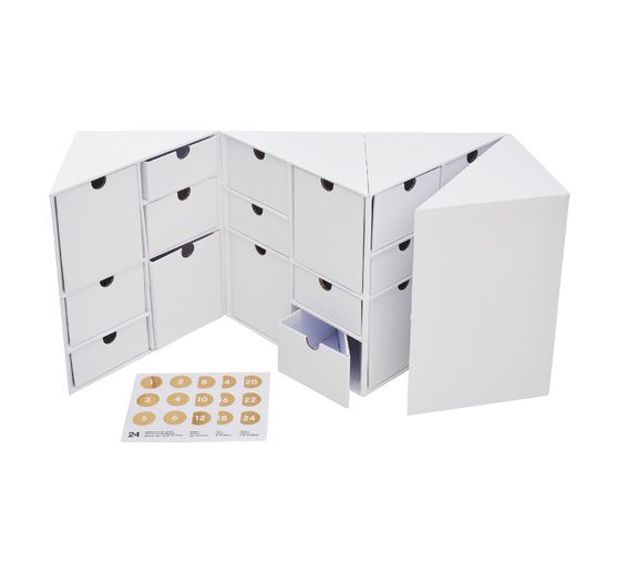 Mini-armoire pliante à 24 tiroirs