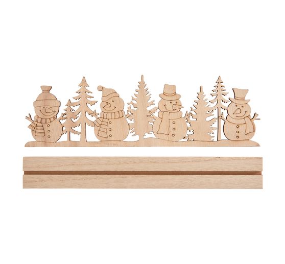 Déco en bois à emboîter VBS « Bonshommes de neige »