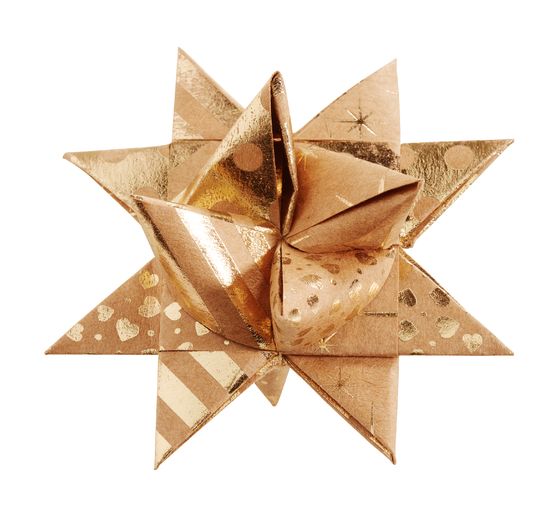 Paper strips "Kraft paper gold"