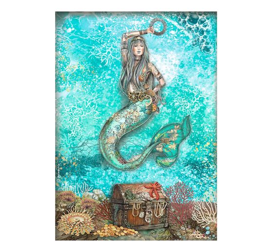 Motiv-Strohseiden Sortiment "Songs of the Sea"