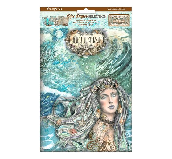Motiv-Strohseiden Sortiment "Songs of the Sea"