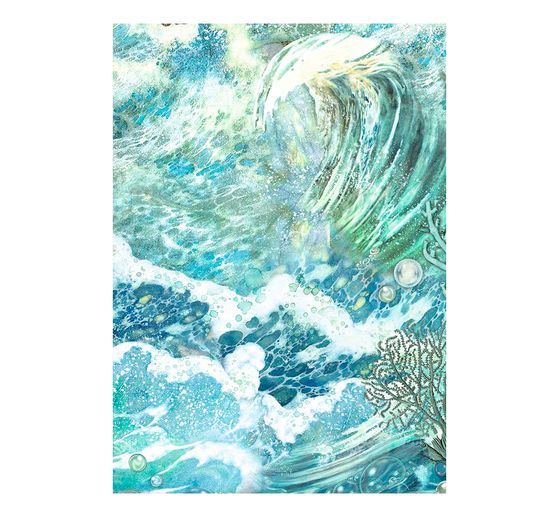 Soies de paille à motifs Backgrounds « Songs of the Sea »