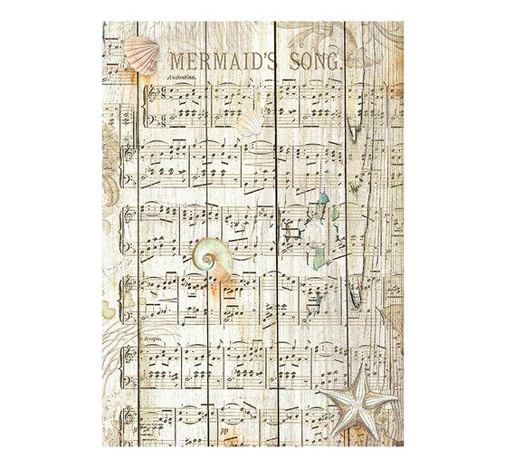 Soies de paille à motifs Backgrounds « Songs of the Sea »