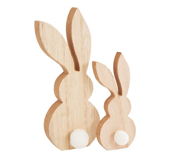 VBS Wooden bunnies "Bommel and Bonnie"