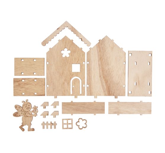 Kit de construction bois maison VBS « Messager du printemps »