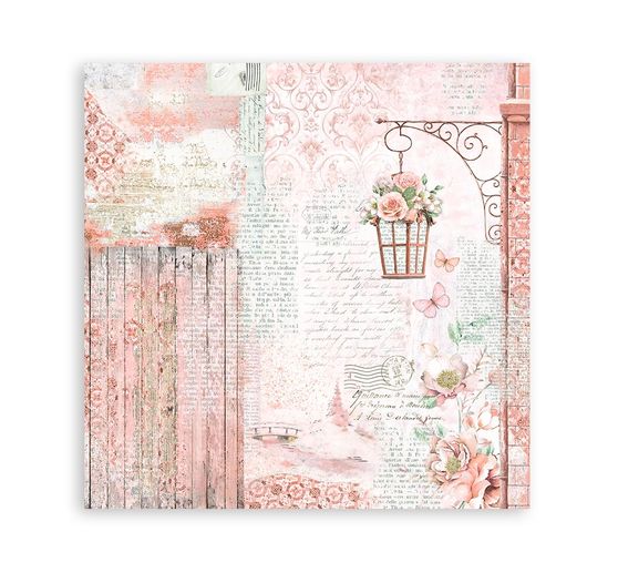 Bloc de papier scrapbooking « Roseland »