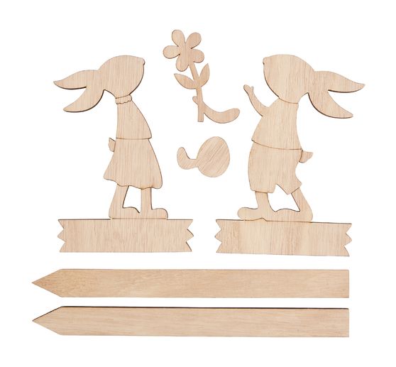 Piques déco lapins VBS