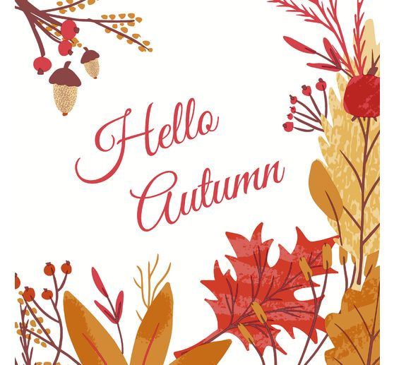Serviette « Hello Autumn »