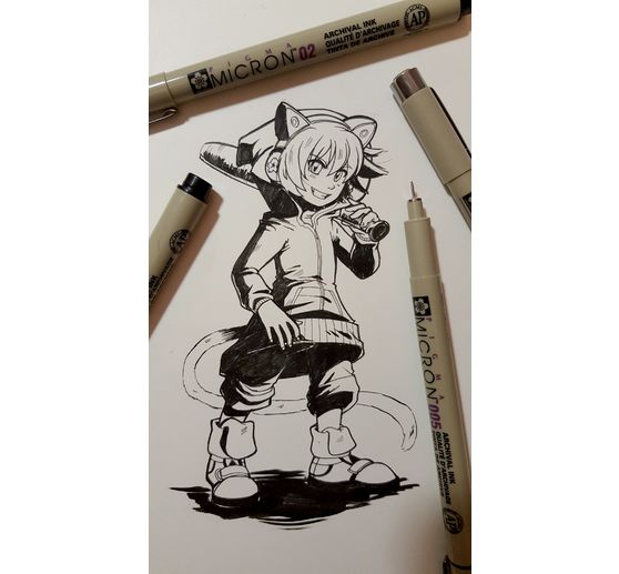 Sakura Pigma Micron "Manga Collection", set of 6