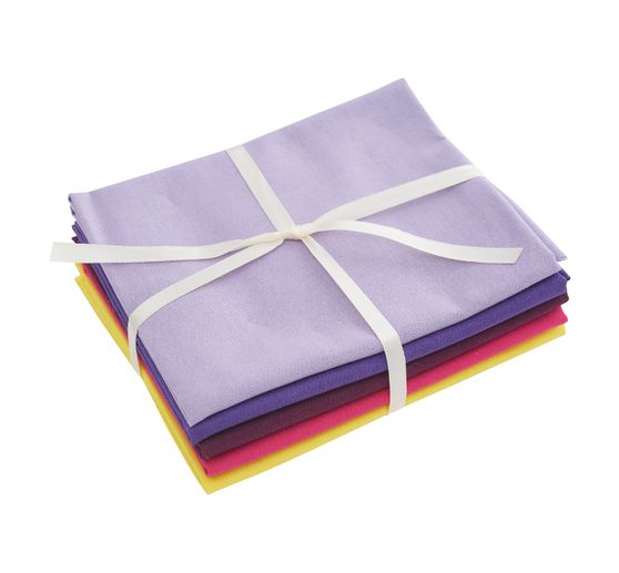 Stoffpaket Patchy Uni "Lavendel-Beere"