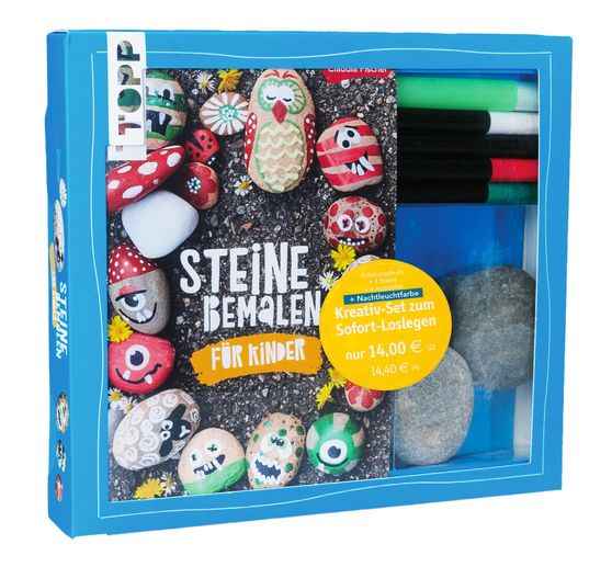 Kreativ-Set "Steine bemalen für Kinder"