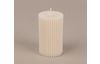 Silicone casting mould "Pillar candle fluted"