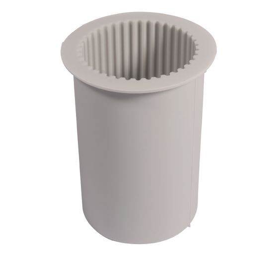 Moule en silicone « Bougie cylindrique côtelée »