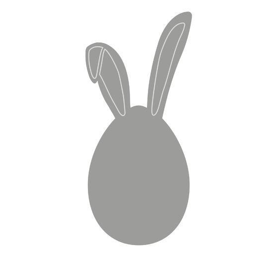 Punching template "Easter bunny"