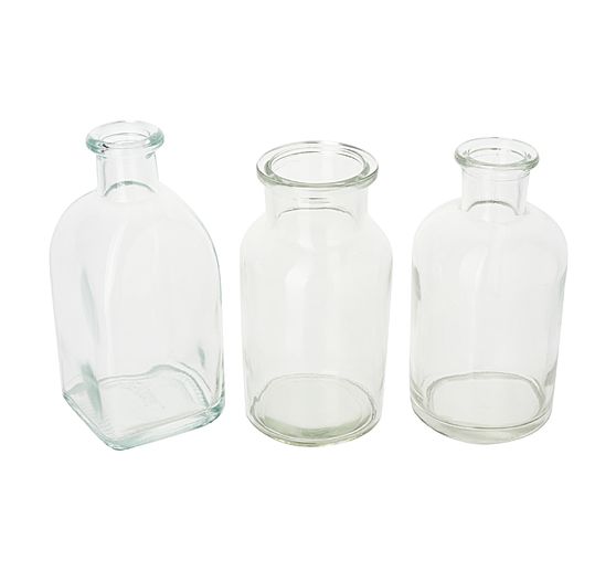 Panier en fil métal avec 6 bouteilles en verre