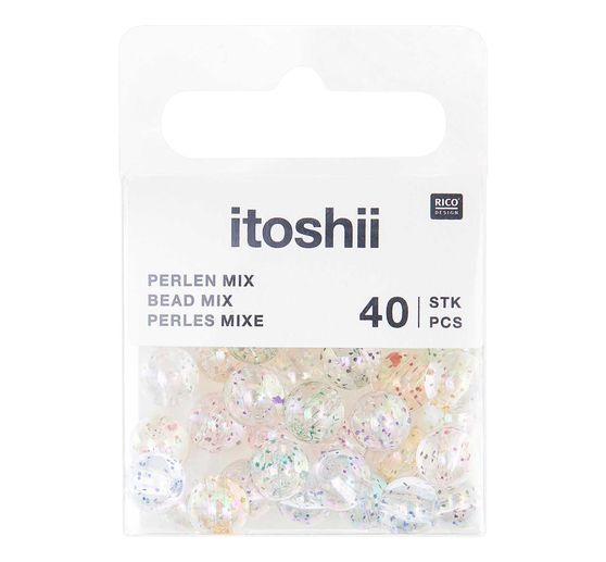 itoshii Bead set "Glitter holographic"