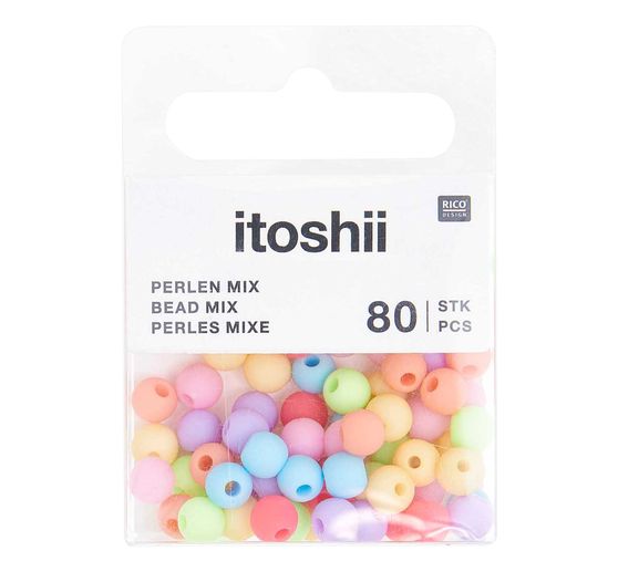 itoshii Bead set "Rainbow matt"