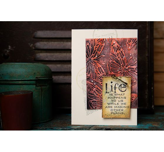 Gabarit d'estampe Sizzix Thinlits « Scribbly Butterfly by Tim Holtz »