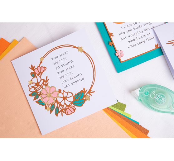 Sizzix Thinlits Stanzschablone "Floral Round"