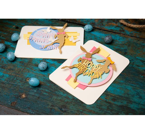 Gabarit d'estampe Sizzix Thinlits « Hippity Hop by Tim Holtz »