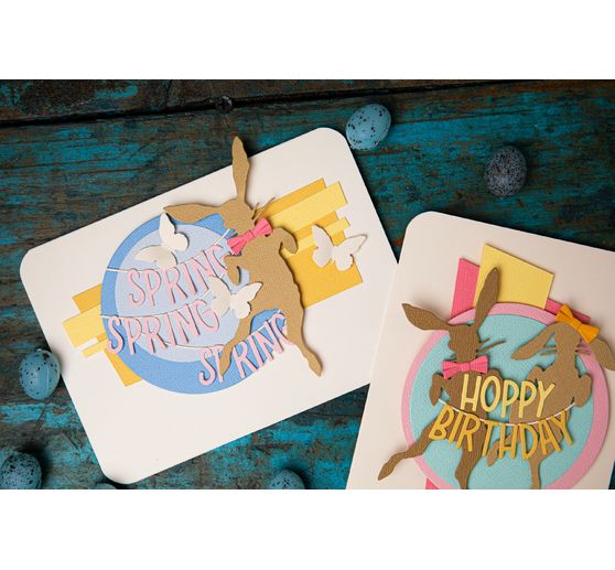 Gabarit d'estampe Sizzix Thinlits « Hippity Hop by Tim Holtz »