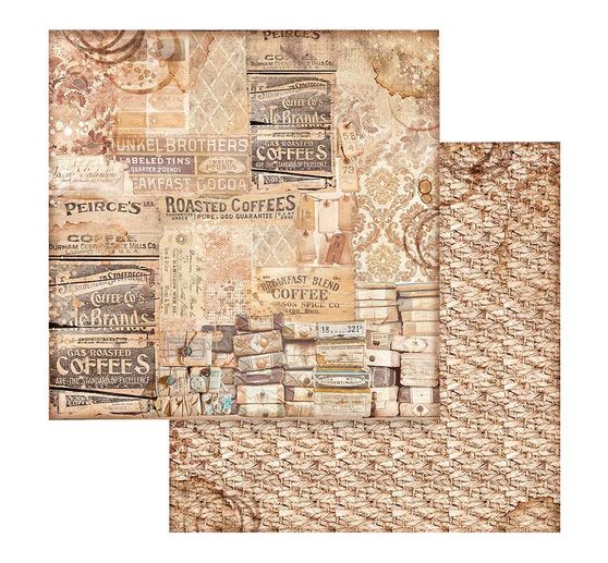 Scrapbook block "Coffee and Chocolate - Backgrounds"