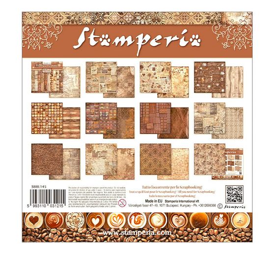 Scrapbook block "Coffee and Chocolate - Backgrounds"