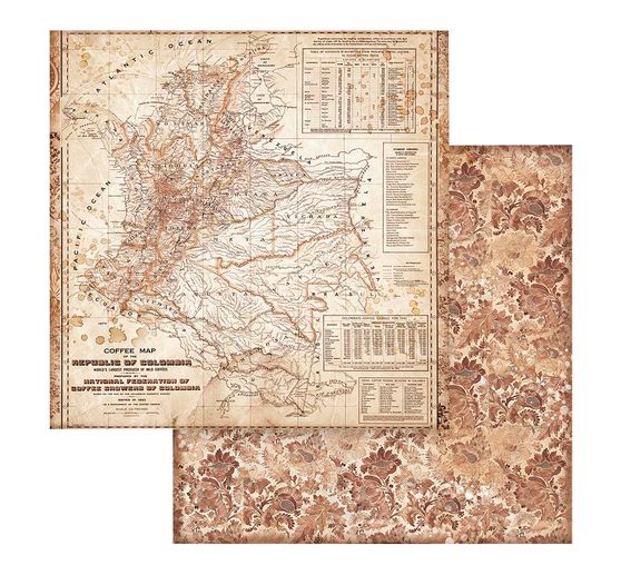 Scrapbook block "Coffee and Chocolate - Backgrounds"