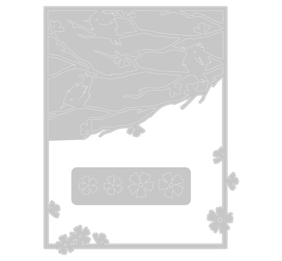 Gabarit d'estampe Sizzix Thinlits « Woodland Cardfront »