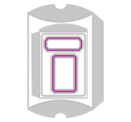 Sizzix Thinlits Stanzschablone "Pillow Box + Bag by Tim Holtz"