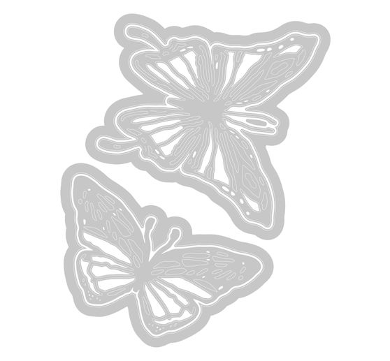 Gabarit d'estampe Sizzix Thinlits « Scribbly Butterfly by Tim Holtz »