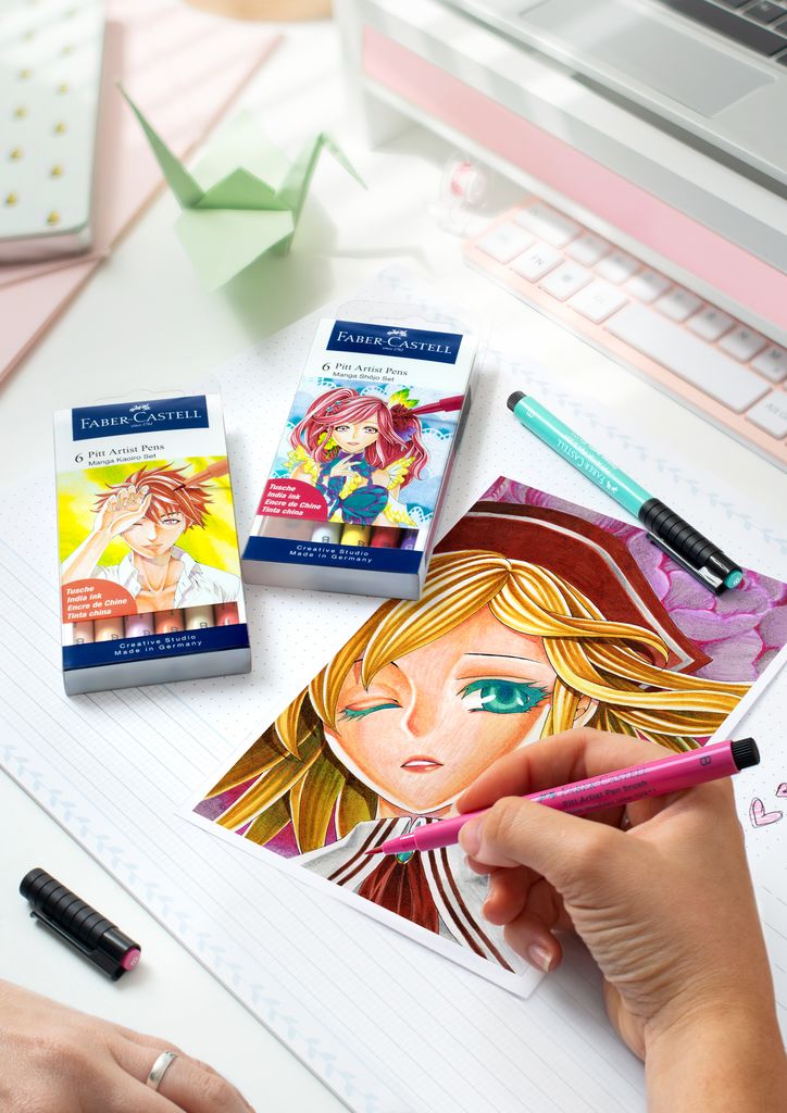 Faber-Castell - Creative Studio Getting Started Manga Complete Drawing Kit