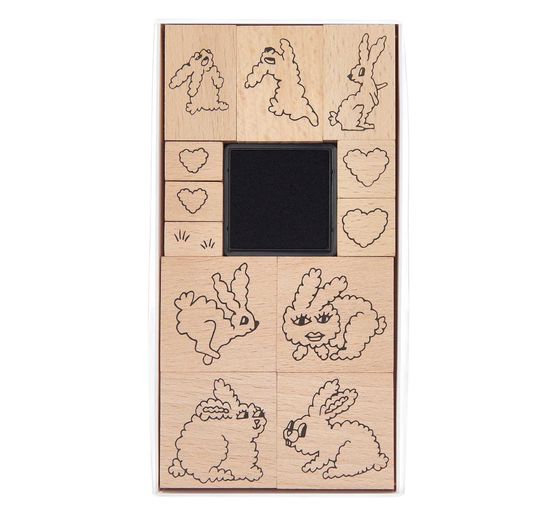 XL Stamp set "Futschikato rabbits"