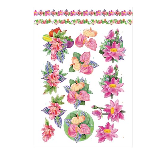 3D-Stanzbogenbuch "Urban Flowers"