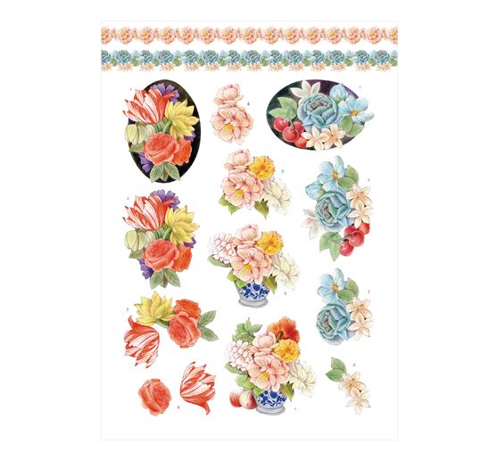 3D-Stanzbogenbuch "Urban Flowers"