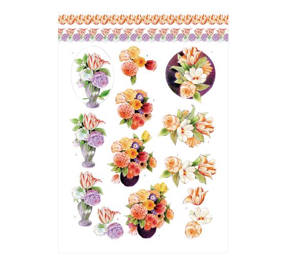 3D-Stanzbogenbuch "Urban Flowers"