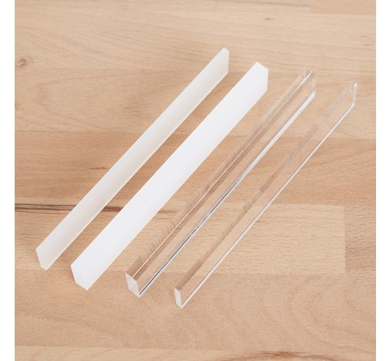 Acrylic blocks, 22 x 8 x 160 mm