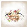 Serviette « Nid de chardonnerets »