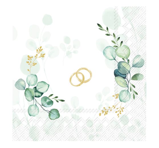 Serviette "Eucalyptus Wedding"