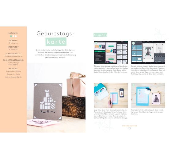 Livre « Plotter - Be creative! Das DIY-Buch für den Cricut Joy von @machsschoen »