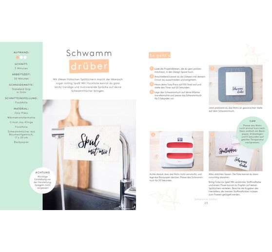 Livre « Plotter - Be creative! Das DIY-Buch für den Cricut Joy von @machsschoen »