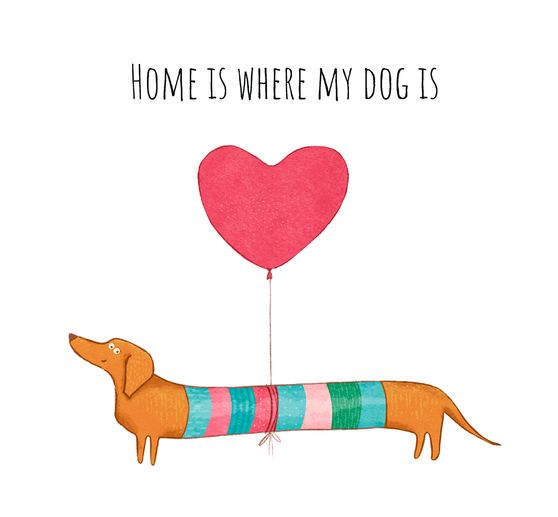 Serviette « Dog Home »