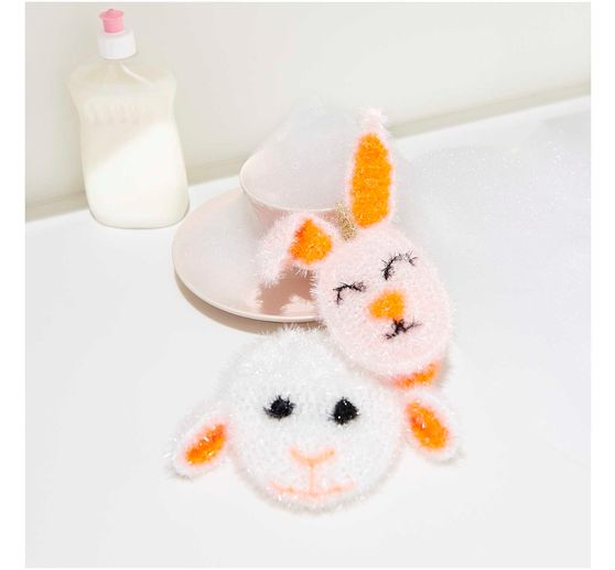 Kit crochet Rico Design Creative Bubble « Lapin + Agneau »
