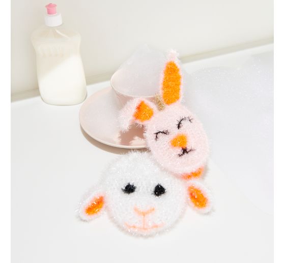 Kit crochet Rico Design Creative Bubble « Lapin + Agneau »