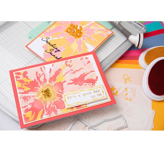 Gabarit d'estampe Sizzix Framelits « Top Note by Stacey Park »