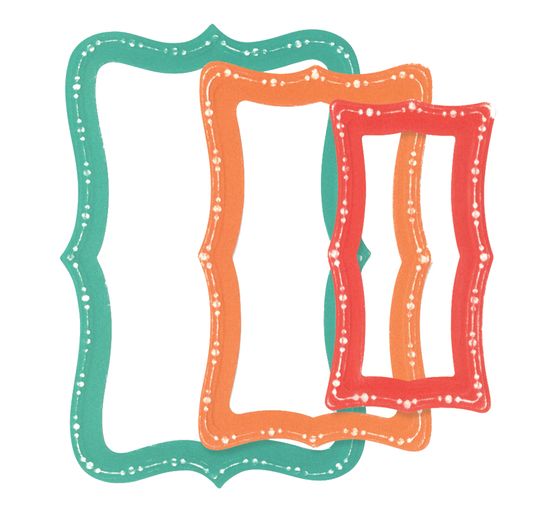 Gabarit d'estampe Sizzix Framelits « Top Note by Stacey Park »
