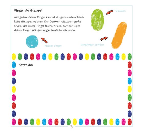 Livre "Fingerstempeln - Bastelblock Ostern"