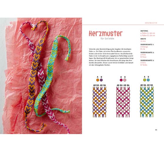 Kreativ-Set "Zuckersüße Freundschaftsbänder"
