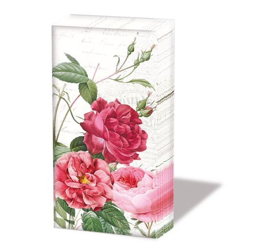 Mouchoirs en papier « Splendeur des roses »