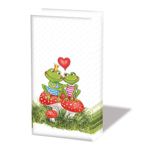 Papiertaschentücher "Froschpärchen"